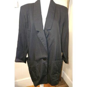 JORDAN ROSS Black Blazer Jacket Ladies Medium